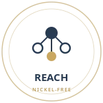 REACH compliant, nickel-free plating